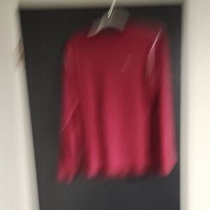 Men's Large Nike Burgubdy Compression Long Sleeve